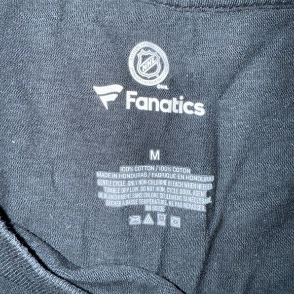 Men's Vegas Golden Knights Black Primary Logo T-Shirt - Picture 5 of 6